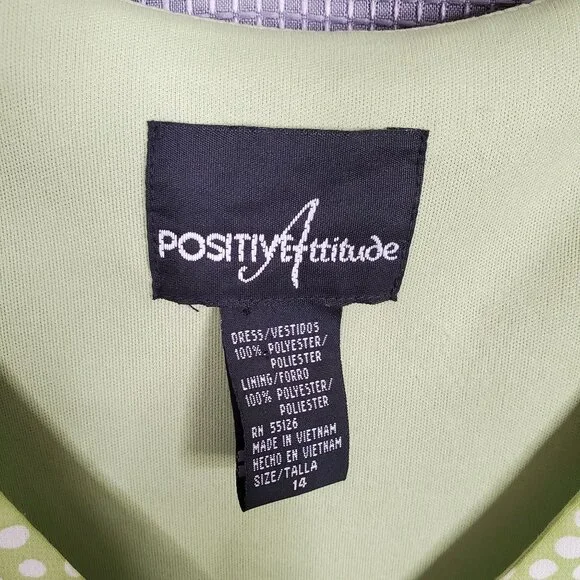 Positive Attitude Sz 14 Dress Maxi FairyCore Polka Dot Flowy CottageCore Chiffon - Picture 4 of 9